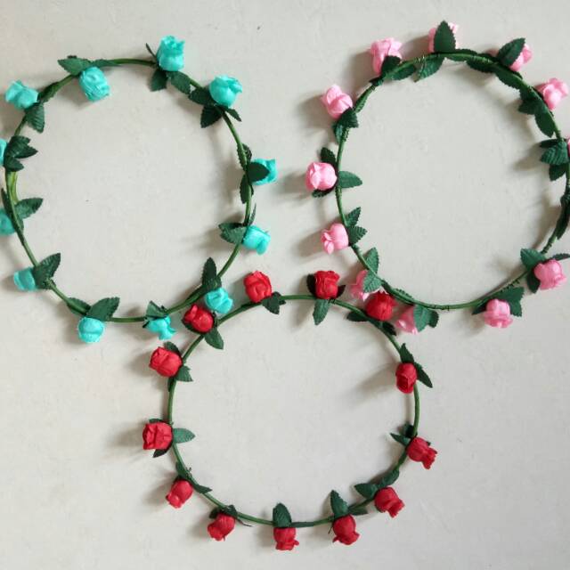 Mahkota bunga / bando bunga