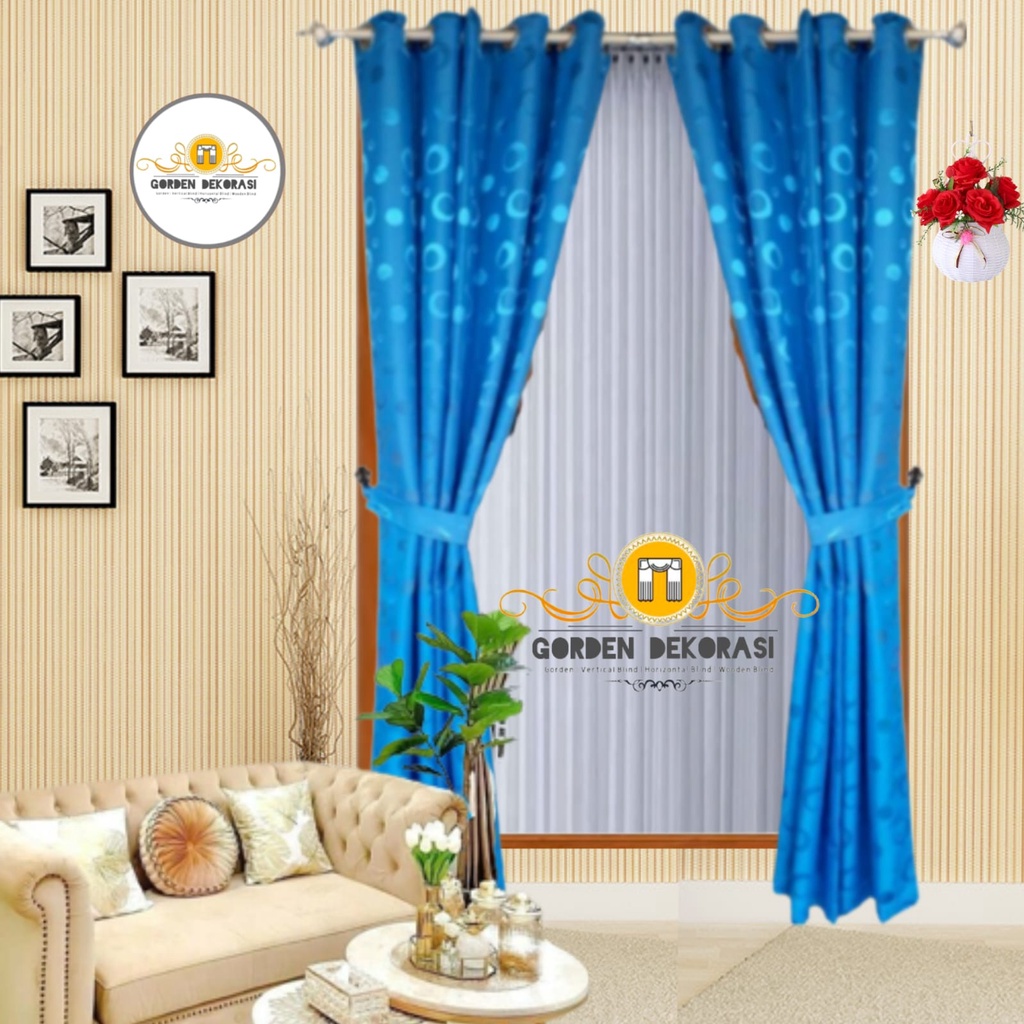 GORDEN BLACKOUT POLOS BONITA POLKADOT PLISKET KLASIK PINK ABU TUA COKLAT UNGU GOLD ORANGE HORDENG JE