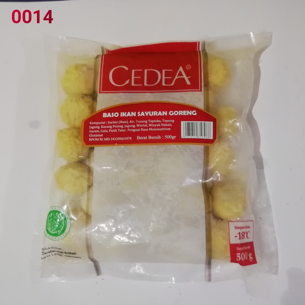 

Frozenfood Cedea baso ikan sayuran goreng PROMO murah 500gr | Frozenfood Bandung