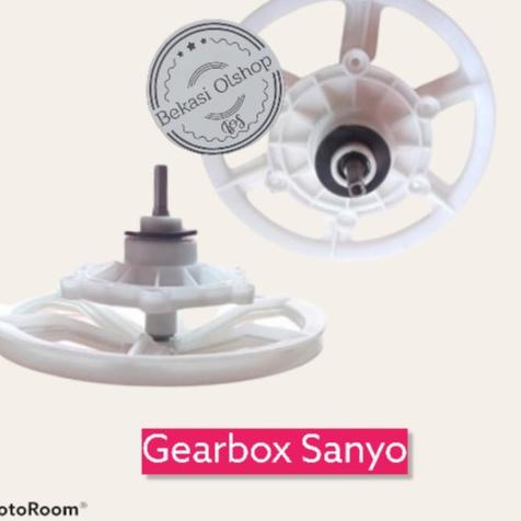 Satu Gear Box As Pully Mesin Cuci Sanyo Aqua 2Tabung Gear Box Mesin Cuci Sanyo