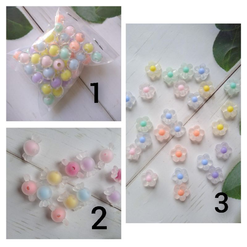 mote akrilik / manik manik akrilik