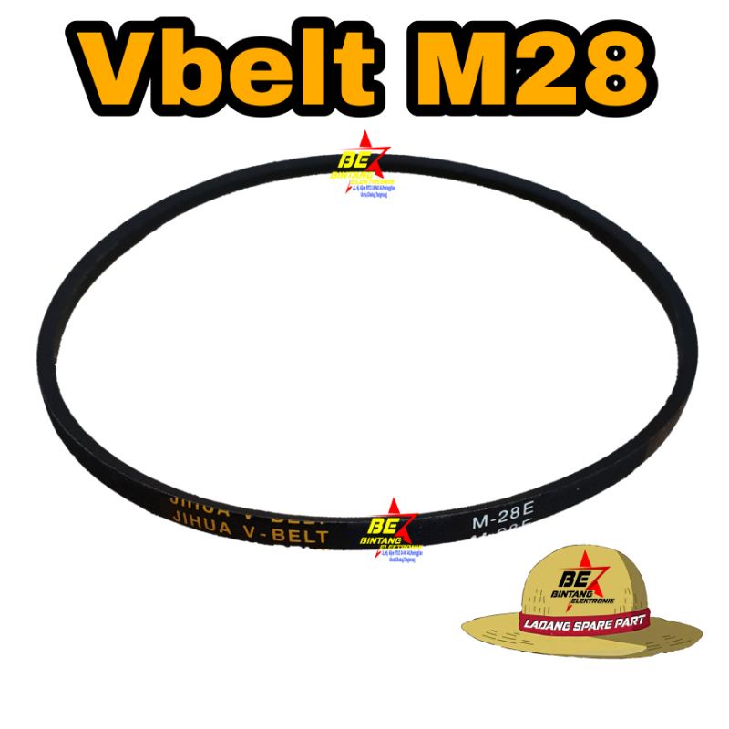 VBELT M28E V-BELT JIHUA MESIN CUCI M-28 V BELT M 28 M 670 M28