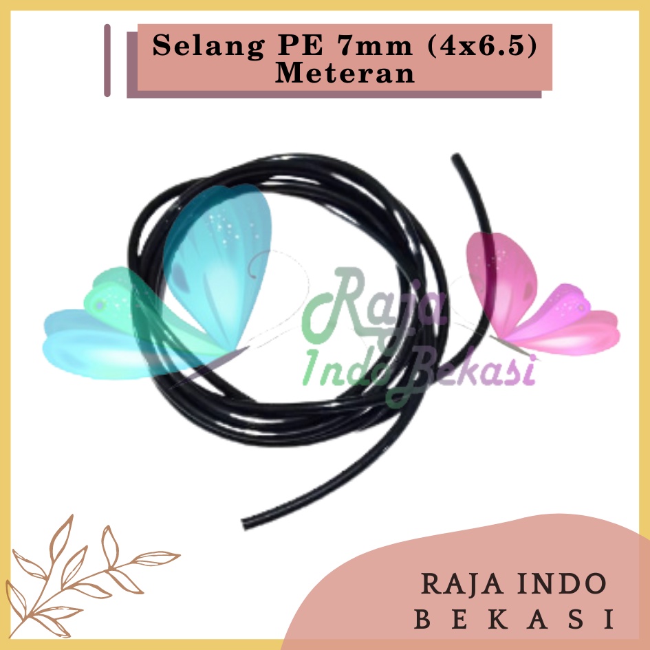 Selang Meteran Hdpe / Pe 7mm Kualitas Bagus Fertigasi Irigasi Hidroponik 7 Mm