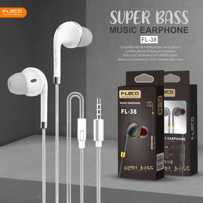 PROMO HANDSFREE FLECO FL38 ORIGINAL SUPER EXTRABASS