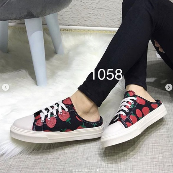 Sepatu flat 1058 sepatu sendal wanita import realpict