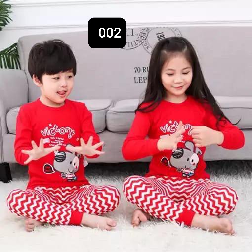BAJU TIDUR ANAK ANAK STELAN GAMBAR  UMUR 1-10 TAHUN MURAH