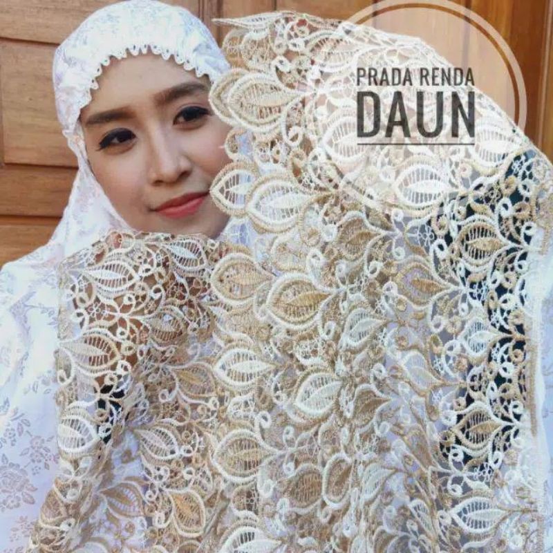 Mukena bordir renda prada mix jumbo