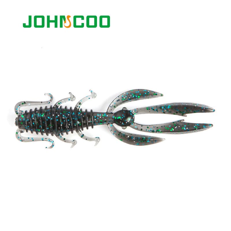 JOHNCOO Umpan Pancing Udang Kecil Shrimp Soft Bait Lure 65 mm 10 PCS 