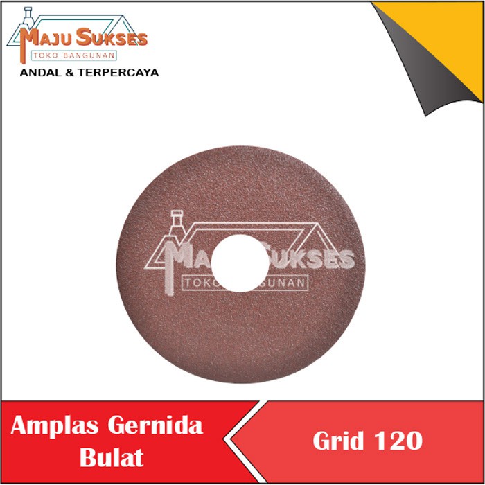 Amplas bulat mesin Ampelas grinda gerinda poles besi kayu grid 120