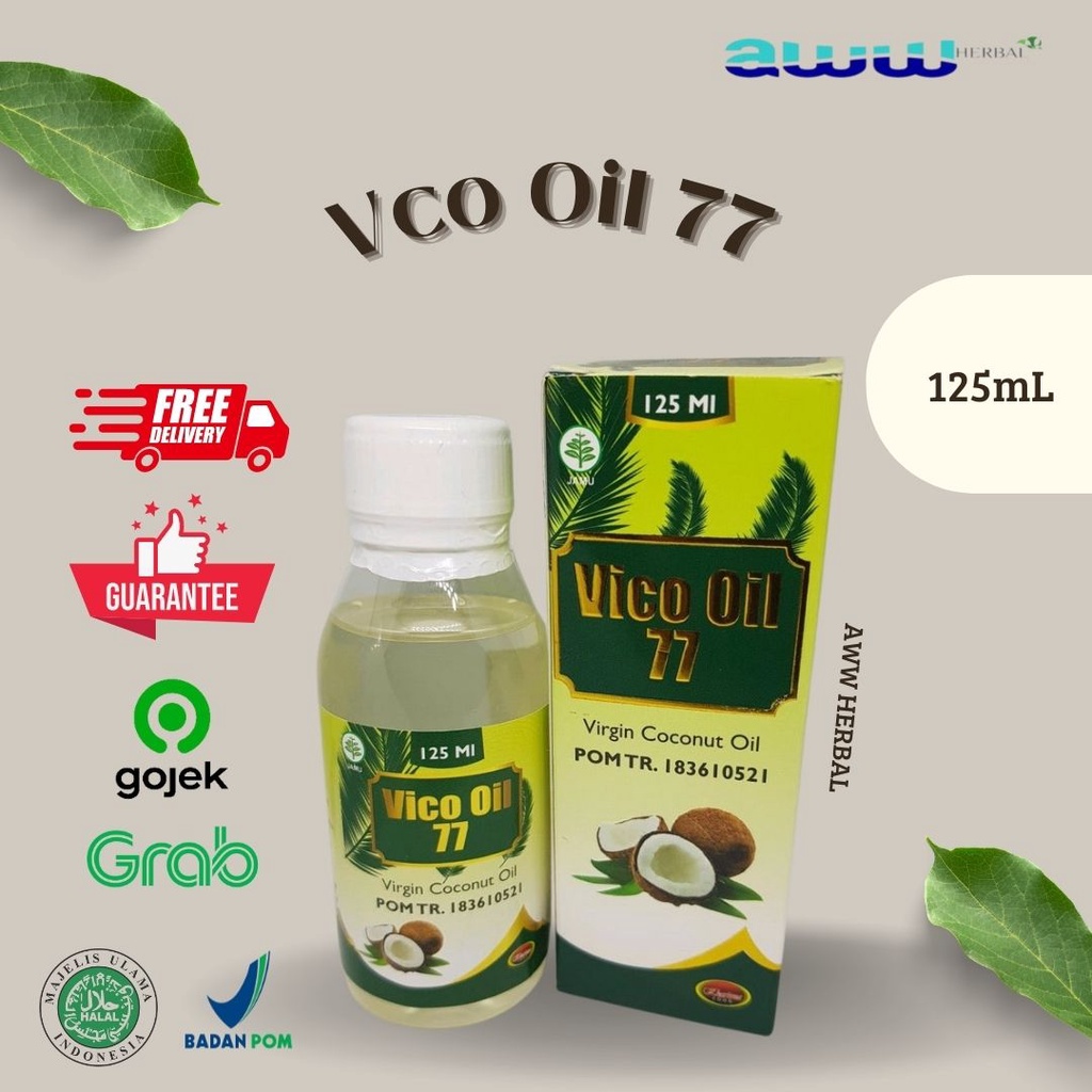 Minyak Kelapa Vico Oil 77 125ml - Herbal VCO