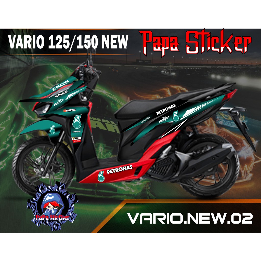 Stiker Striping Variasi Lis Vario 125 150 new 2018 2019 2020 CODE PETRONAS