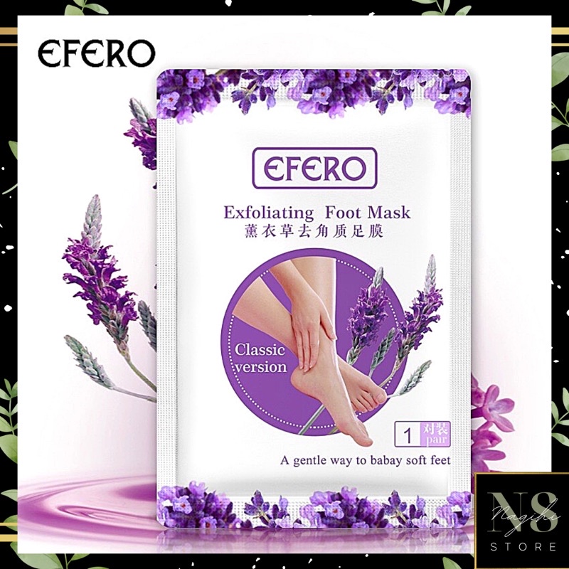 ✨NAGIHI✨ EFERO FOOT MASK masker kaki foot peeling foot exfloating