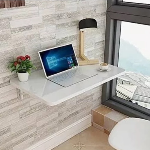 meja tempel dinding portable lipat meja kerja laptop belajar