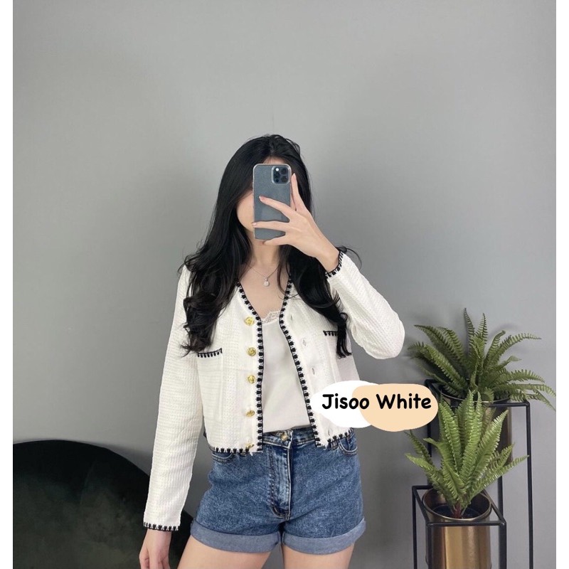 Jisoo Cardigan / Cardigan Rajut Korea Vintage (Ready)