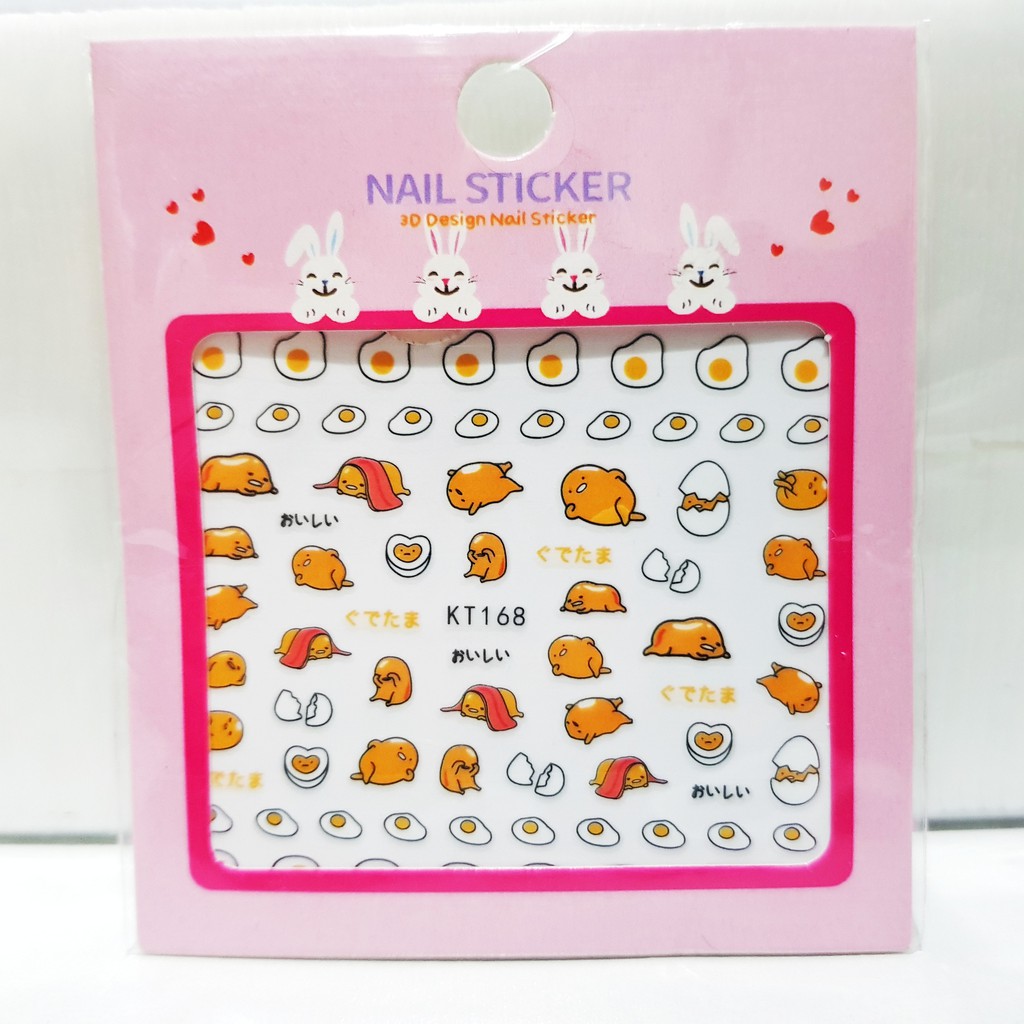 Stiker Kuku GUDETAMA Ultra Thin Nail Stickers