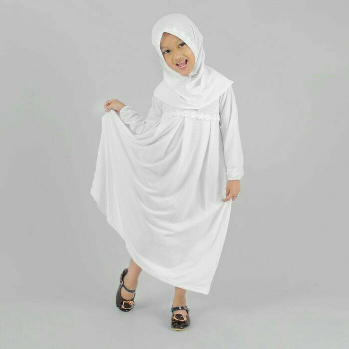  Baju  Muslim  Gamis Anak Perempuan Simple Dan Cantik Warna  