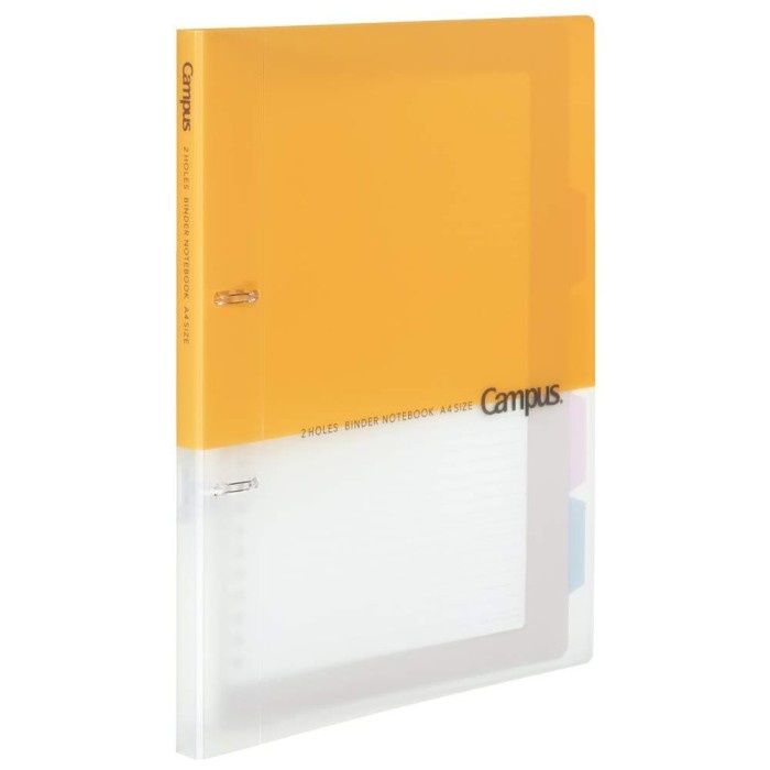 

READY Kokuyo 2 Ring Binder Notebook B5 Size muat 100 lembar L-PP538 - Orange TERLARIS