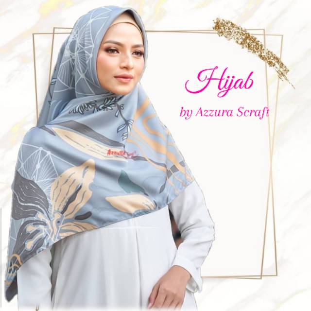 HIJAB SEGI EMPAT AZZURA SCRAFT