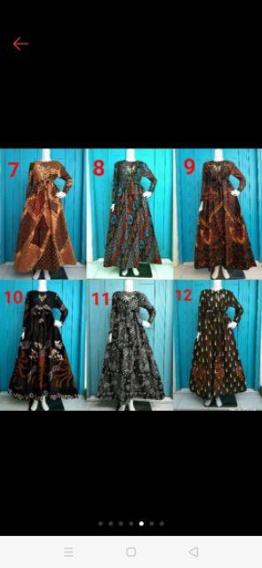 Gamis Katun Standr || Gamis Batik Ori