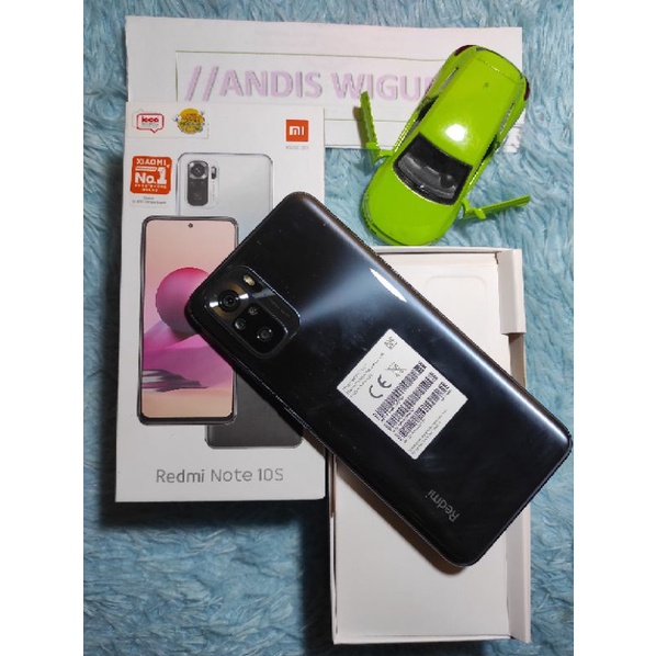 REDMI NOTE 10S SECOND FULLSET ORIGINAL BERGARANSI