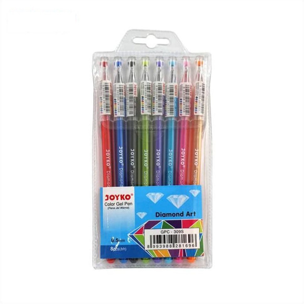 Joyko Color Gel Pen / Pulpen Warna warni Diamond Art