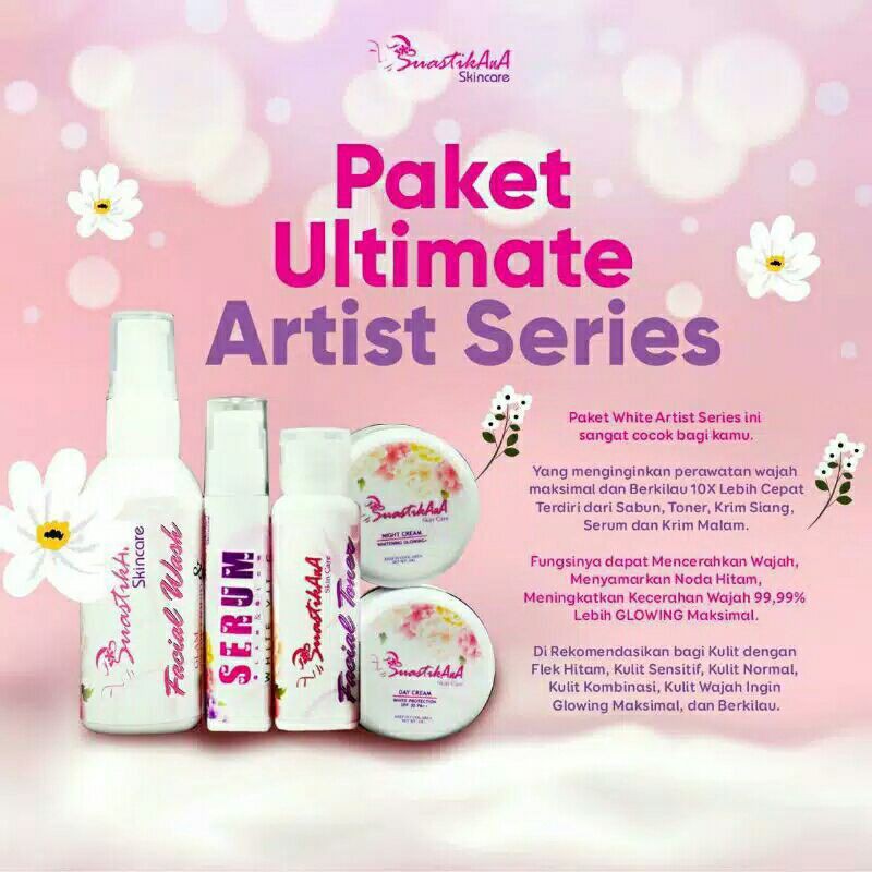 Paket Glowing Wajah New Formula Suastikana Skincare