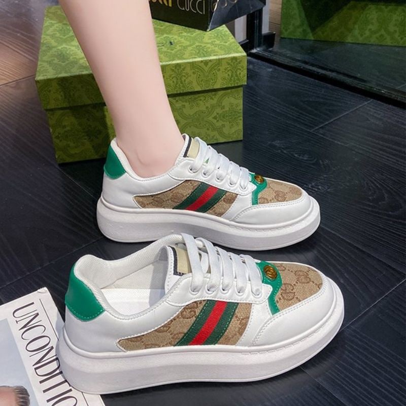 DDS12377 Sepatu Sneakers Wanita Fashion Import MonoG Ready Jakarta Bisa COD (With Box)