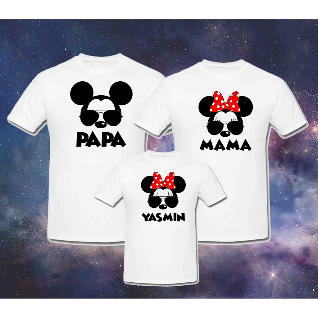 kaos family couple/ kaos couple family / kaos polos free desain nama