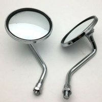 Spion Vespa Bulat Tangkai Pendek - Spion Vespa Mini Bulat