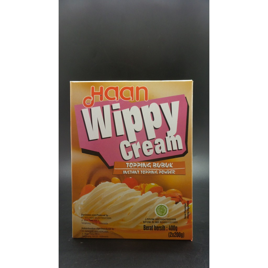 HAAN WHIPPY CREAM 400gr