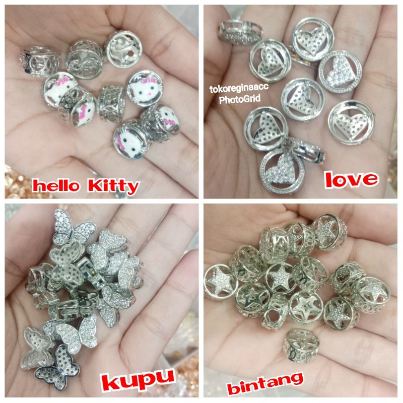 Liontin Xuping Silver Liontin Gelang Warna Silver