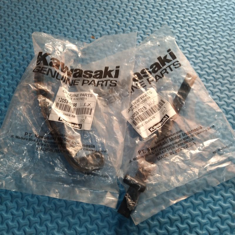 Karet tensioner lidah tensioner KLX 150 original Kawasaki 12053-0215 12053-0198
