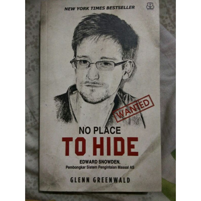 Buku Preloved No Place to Hide Edward Snowden