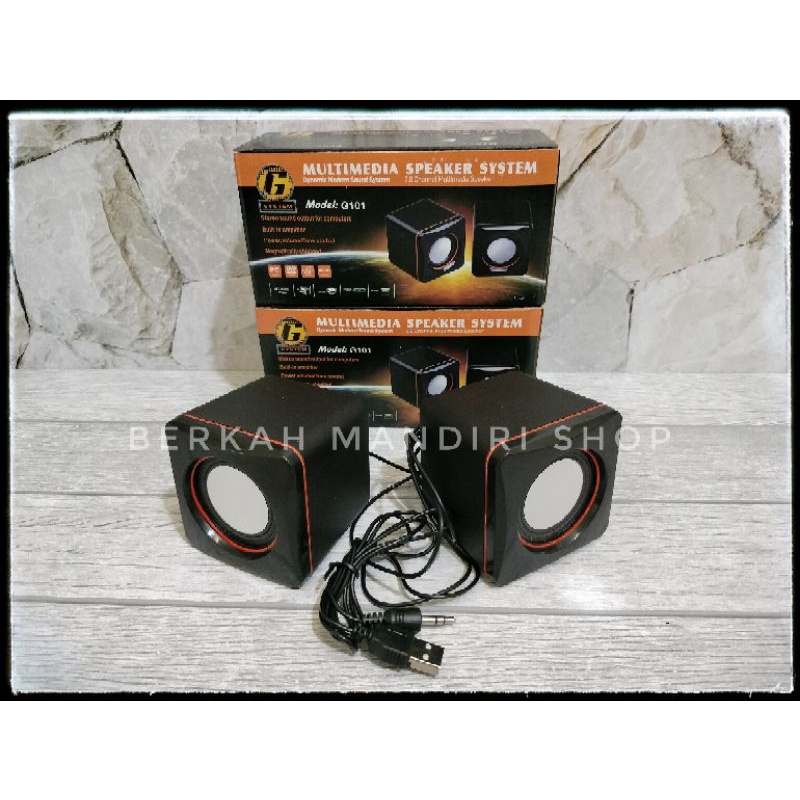 Speaker Aktif Gaming - Speaker Mini - Speaker Laptop - Komputer dan Handphone