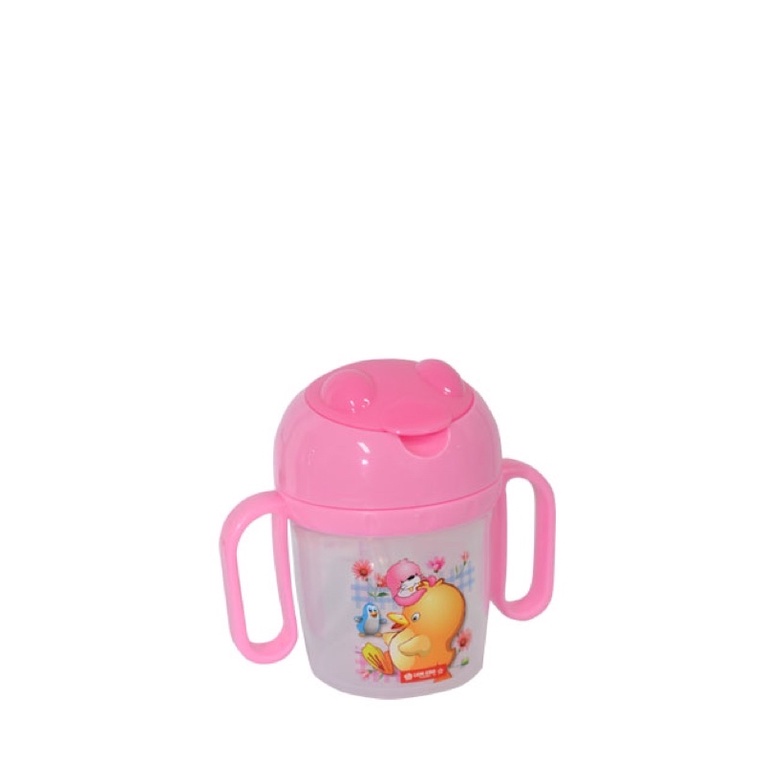 Gelas Sedotan Anak Balita Bayi Botol minum 300ml GL 75 Lion Star