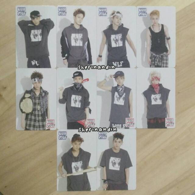 [BOOKED] EXO Official BWCW Growl SUM Photocard PC - Suho Lay Baekhyun Chanyeol Chen Kris Luhan Tao