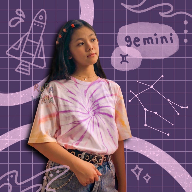 TIE DYE SHIRT / BAJU TIE DYE (Gemini)