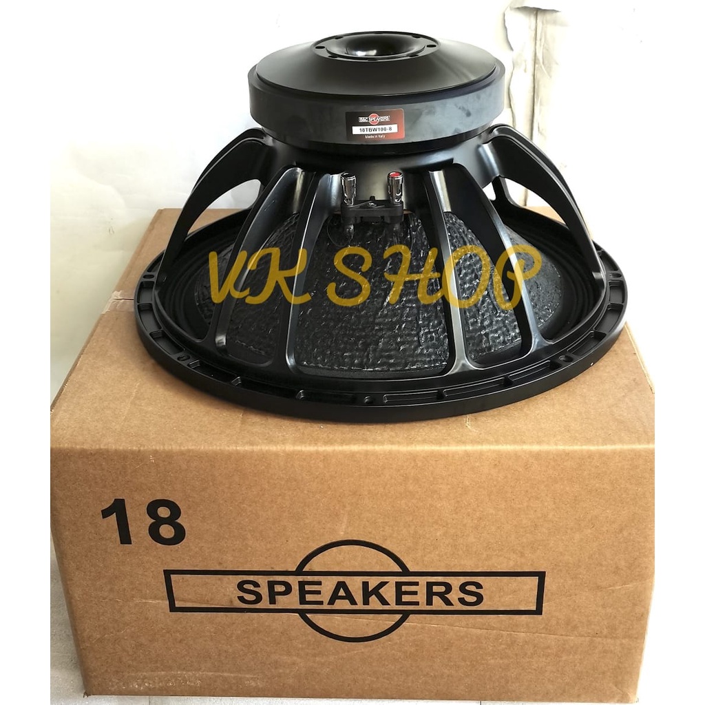 Jual GRADE SUPER SPEAKER KOMPONEN B&C 18TBW100 18 INCH SUB 18 TBW100 ...