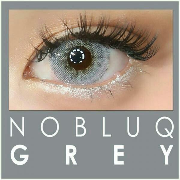 Sepasang Nobluk 14.5mm Gray Brown Blue Green Normal Minus Softlens Dreamcolor Kemasan Botol