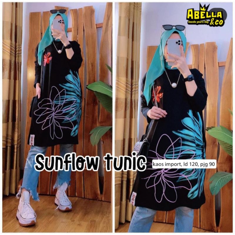Tunik kaos Import Blouse Ld 120 Jumbo tunic
