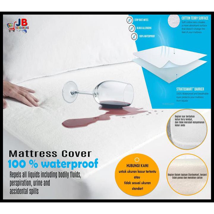 A6Fp Cover Springbed Anti Air/Waterproof/120X200X30 8Oli