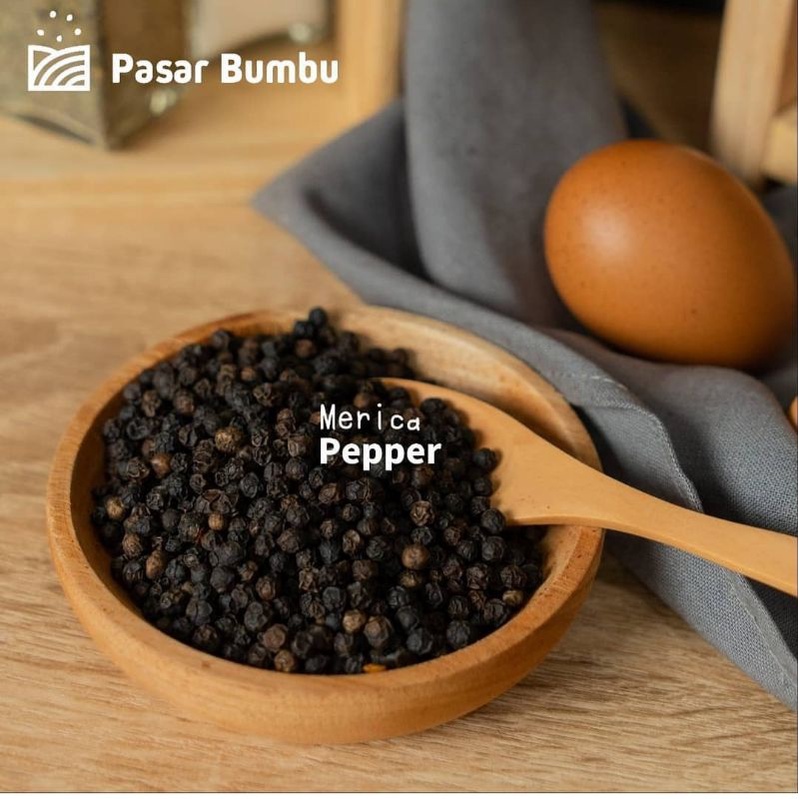 

Lada Hitam Utuh / Black Pepper Seed 250gr Export Quality