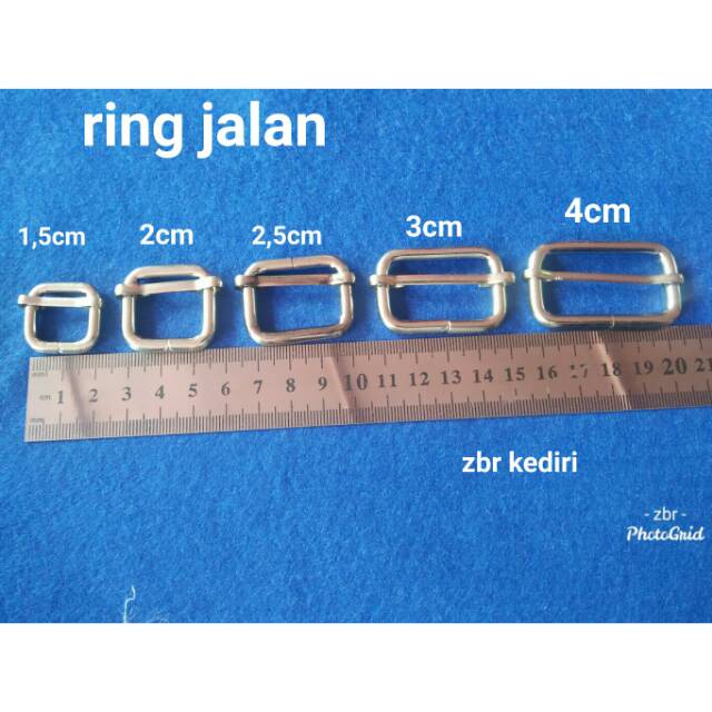 Ring jalan stainles/Gesper tas tebal stainless/gesper tas