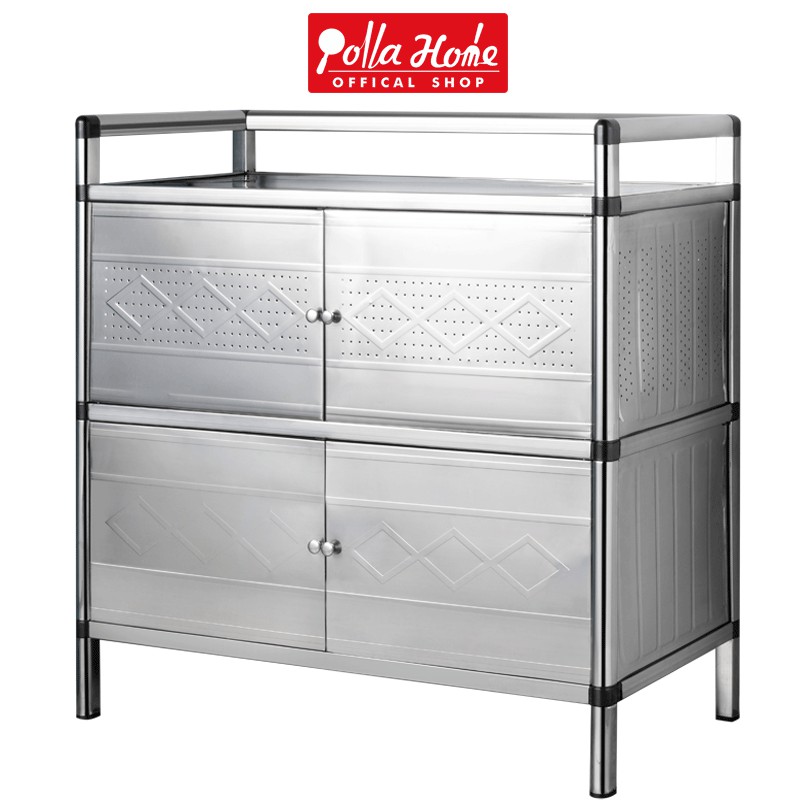 Olla Hom Rak Lemari Dapur Stainless Steel Lemari 