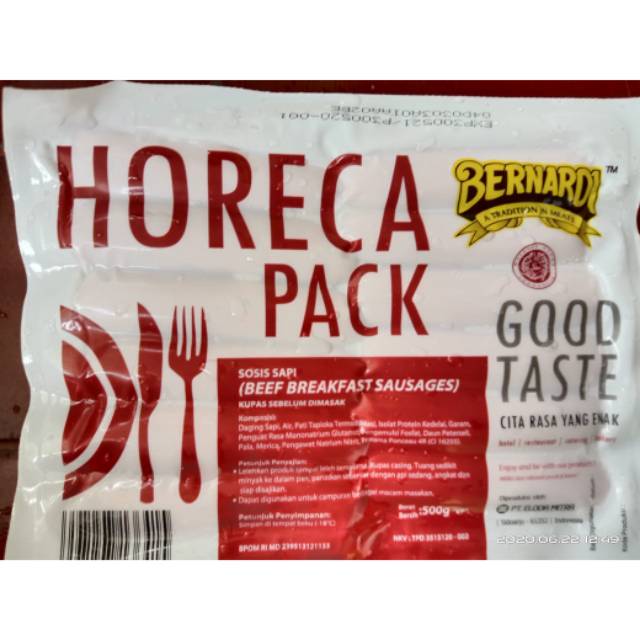 

Sosis Sapi BERNADI 500gr
