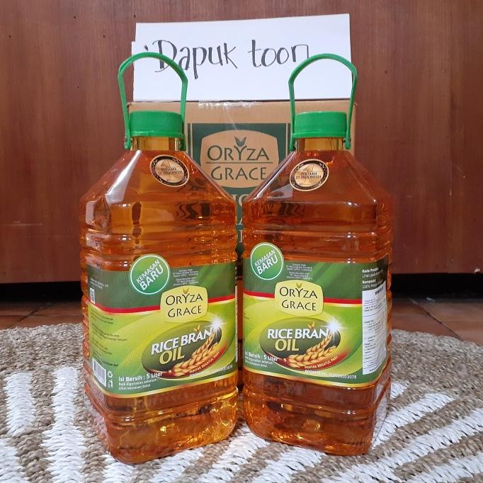 

RICE BRAN OIL "ORYZA GRACE" 5 LITER/MINYAK GORENG BEKATUL PADI DFBH5612DF