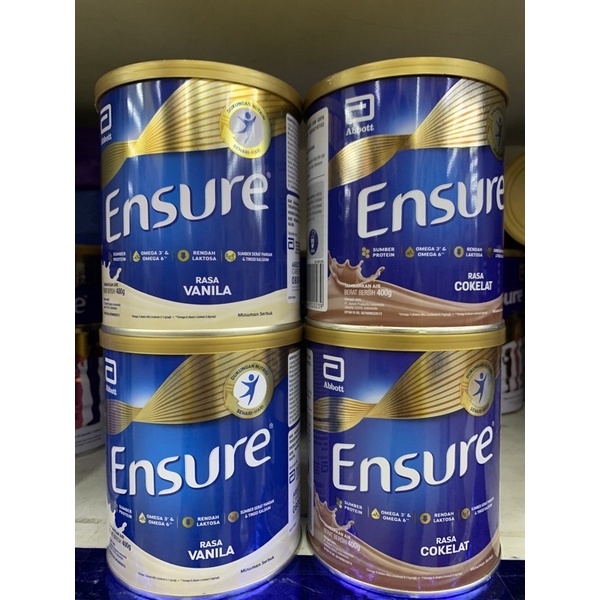 

Ensure 400gr/850 Vanila/Cokelat