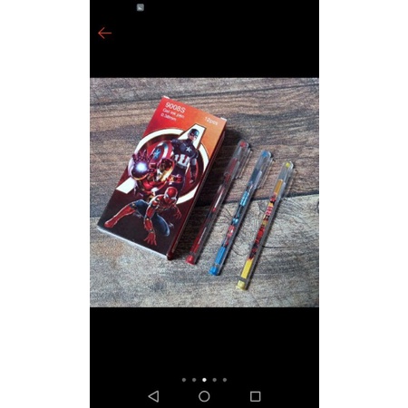 

bolpen gel segitiga motip lucu isi 1 dosen