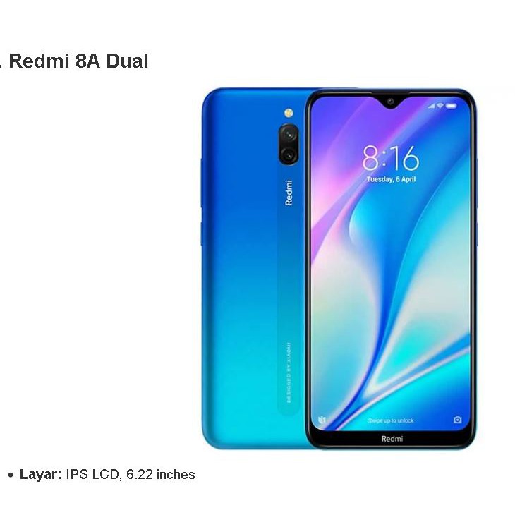 xiaomi redmi 8a dual ANTI GORES LAYAR  9H HARDNESS NANO GLASS dan ANTI SHOCK EXTREME