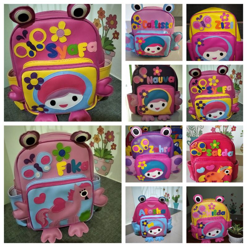 tas karakter anak perempuan TK